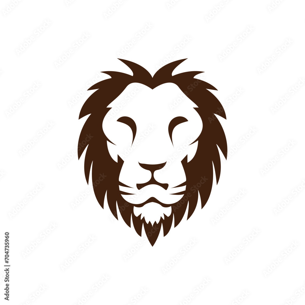 lion head logo icon