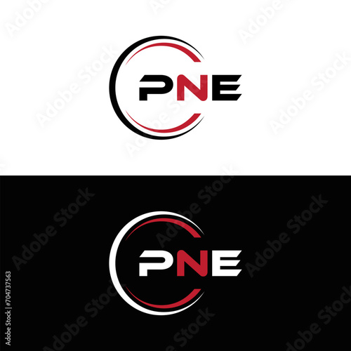 Free Download PNE logo. P N E design. White PNE letter. PNE, P N E letter logo design. Initial letter PNE letter logo set, linked circle uppercase monogram logo. P N E letter logo vector design.	
 - GFXLoad