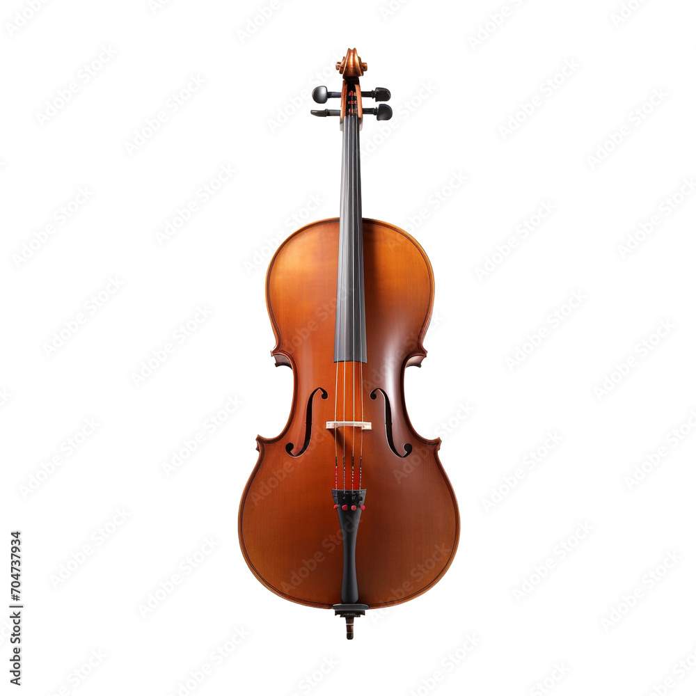 Obraz premium Cello isolated on transparent background