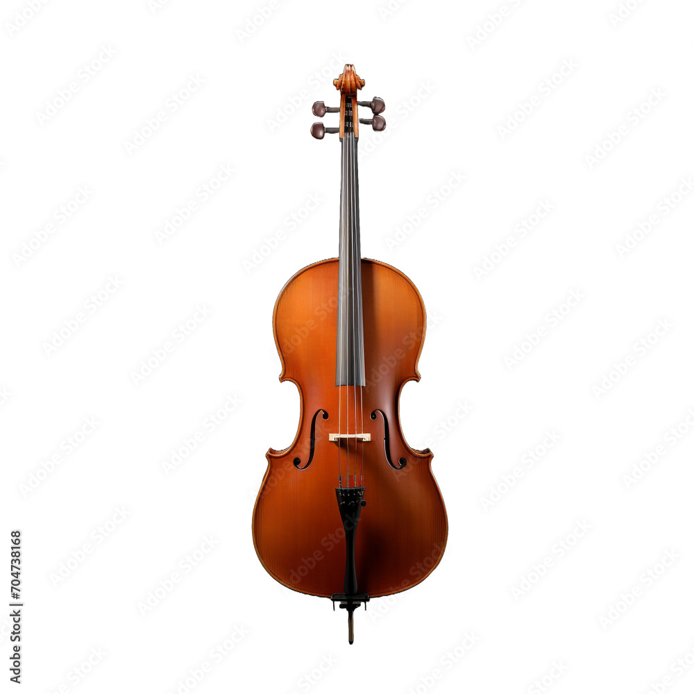 Obraz premium Cello isolated on transparent background