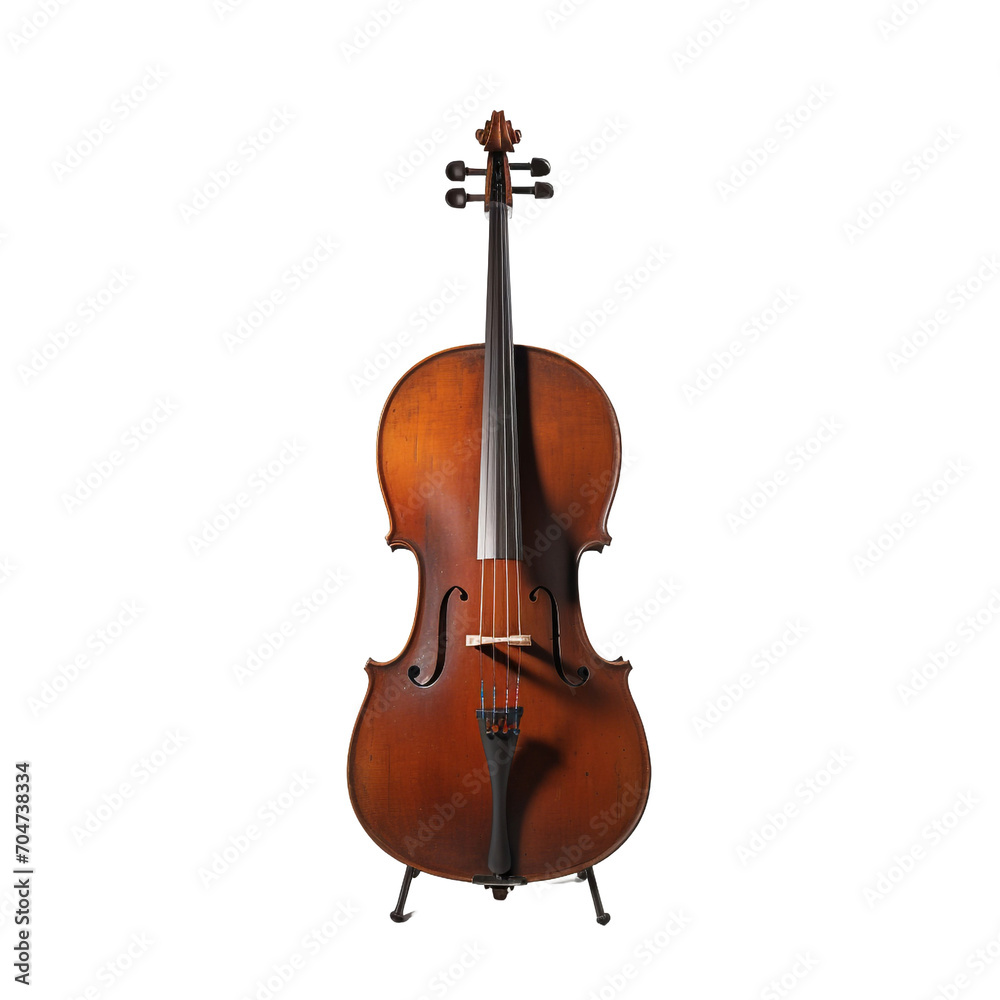 Obraz premium Cello isolated on transparent background