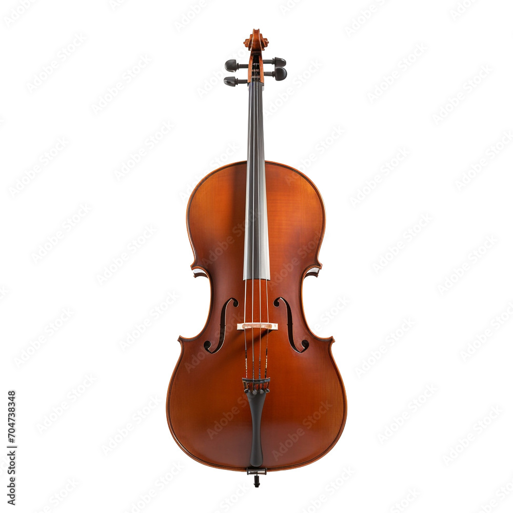 Obraz premium Cello isolated on transparent background