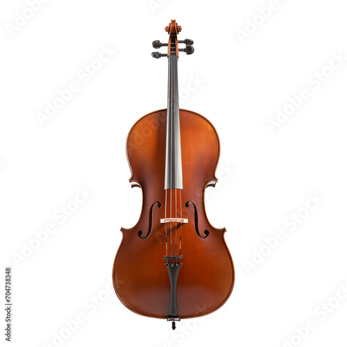 Cello isolated on transparent background
