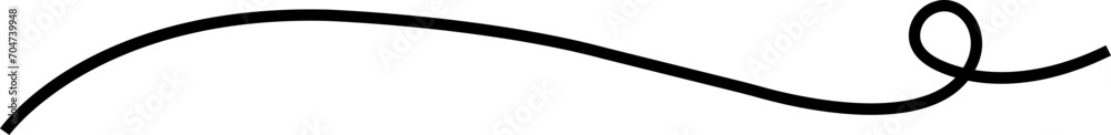 Hand drawn curly swiss, swashes, swoop. Calligraphy swirl. Highlight text element Vector isolated on transparent background. Underline typography tail shape. Brush drawn thick curved smear. Hand drawn curly swiss, swashes, swoop. Calligraphy swirl. Highlight text element Vector isolated on transparent background. Underline typography tail shape. Brush drawn thick curved smear.