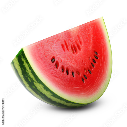 Watermelon isolate on transparency background png  photo