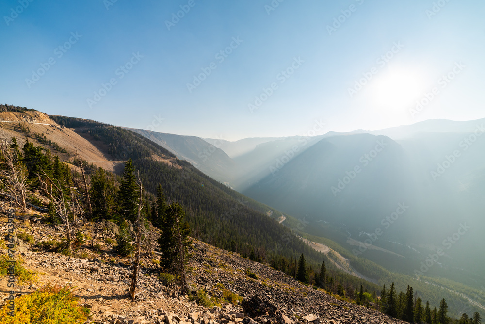 Fototapeta premium Mountain Pass Highway