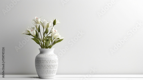 vase with flowers #704745326