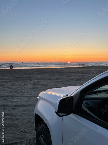 truck on the beach © Nathan
