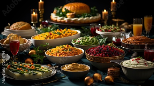   A close-up photorealistic hyperrealistic 8K hyper detailed food image  Thanksgiving Day  thanksgiving food 