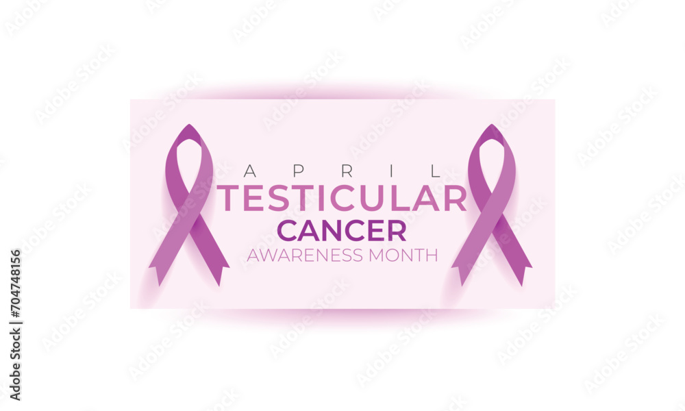 Testicular cancer awareness month. background, banner, card, poster, template. Vector illustration.