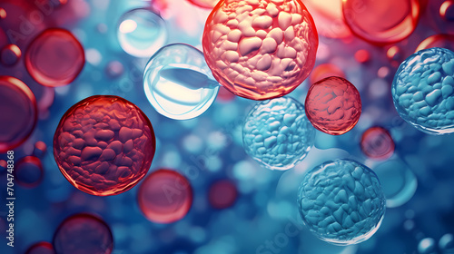 Technology abstract graphic poster web page PPT background, technology background