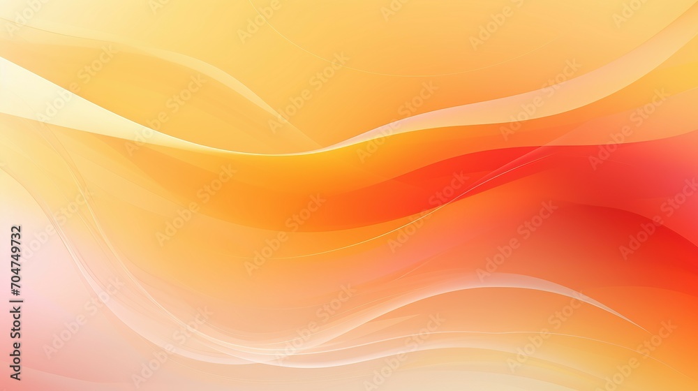 Abstract Yellow and Red Wave Background. Abstract Yellow and Red Wave Background.