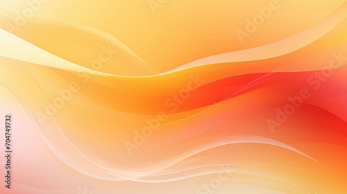 Abstract Yellow and Red Wave Background.