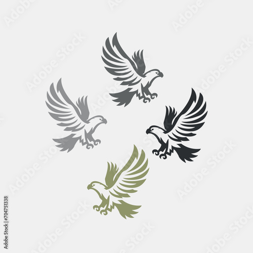 logo four eagle in flight © ELchanzAndaris