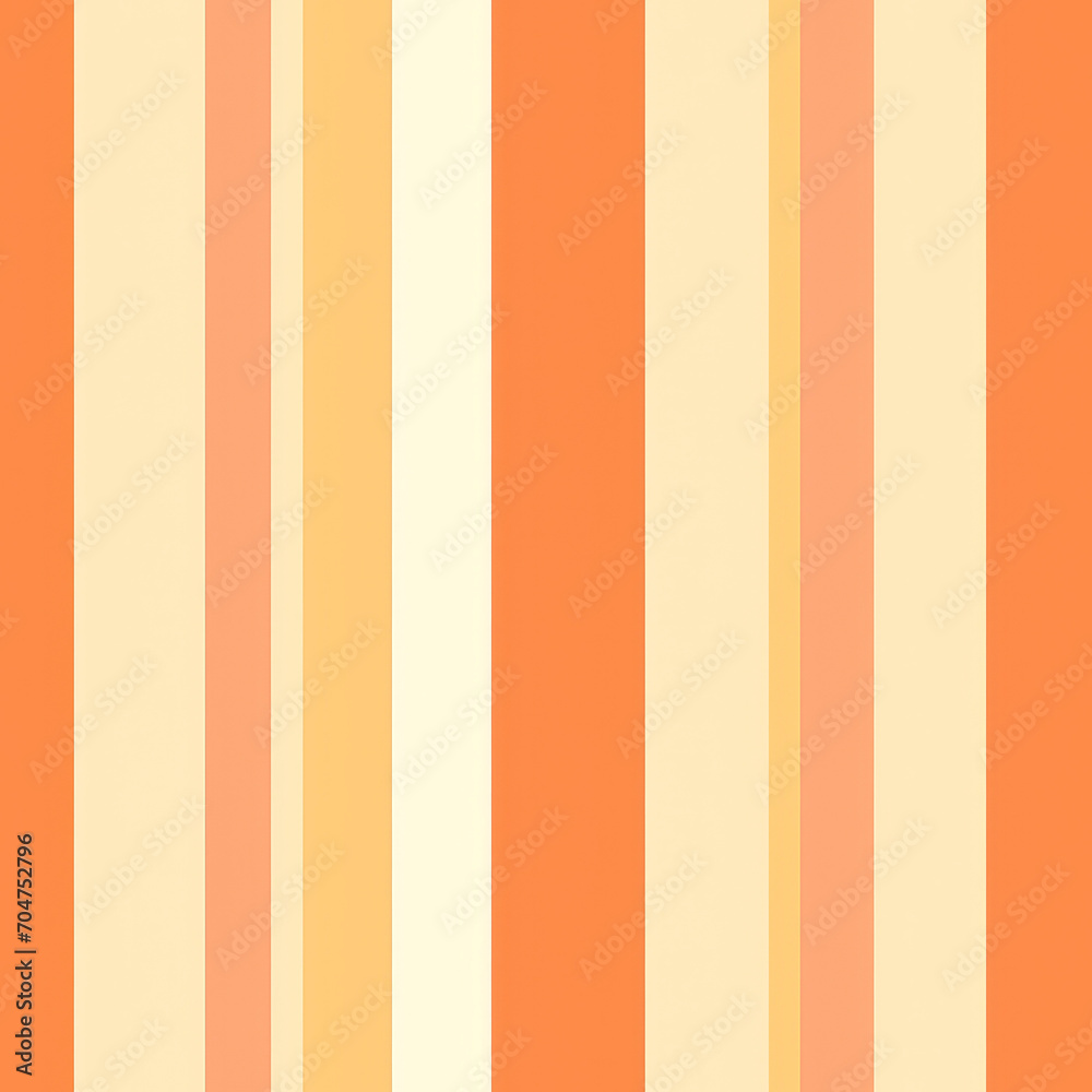 Colorful Peach Vertical stripes seamless pattern Background . Generative AI