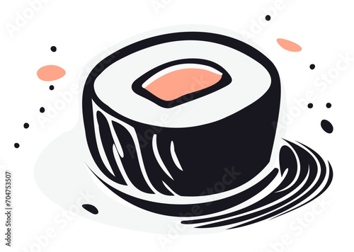 Sushi ilustracja