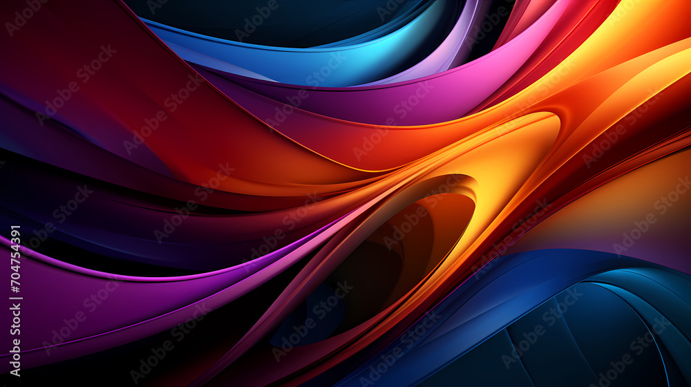 Fototapeta premium Abstract graphic poster web page PPT background, abstract background