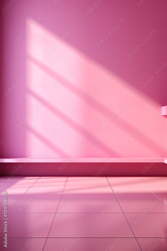 pink room with sunlight shining through the window pink room with sunlight shining through the window