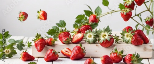 strawberry with isolated background