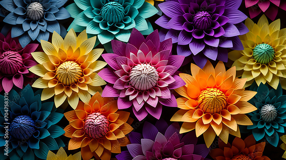 colorful flower background
