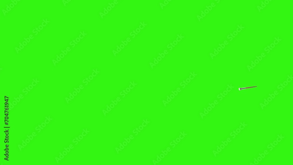 Make-up accessories brushes animation on green screen Make-up accessories brushes animation on green screen