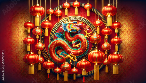 chinese new year card , Chinese New Year