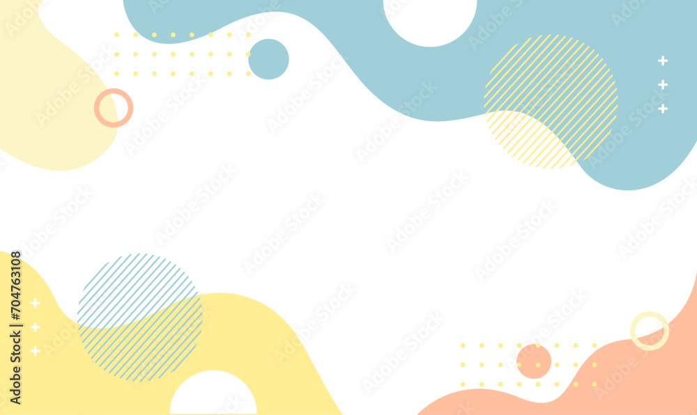 Abstract Vector Background. Wallpaper background in pastel colors. Suitable for Covers, Poster Designs, Templates, Banners and others
