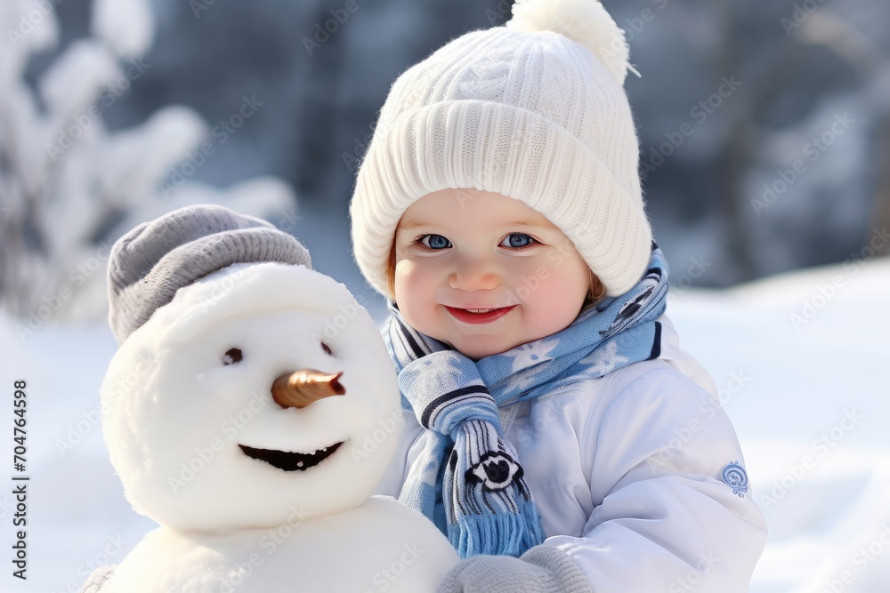 Frosty the Snowman: Dress the baby as Frosty and set up a scene with a snowman and winter accessories. Frosty the Snowman: Dress the baby as Frosty and set up a scene with a snowman and winter accessories.