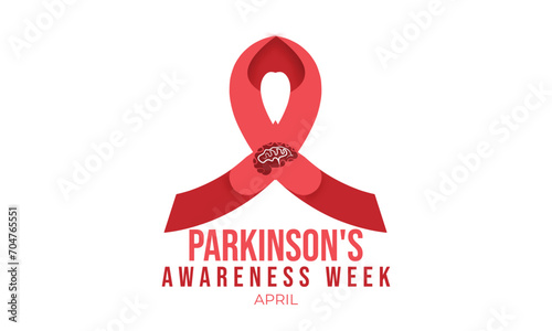Parkinson's Awareness Week. background, banner, card, poster, template. Vector illustration.