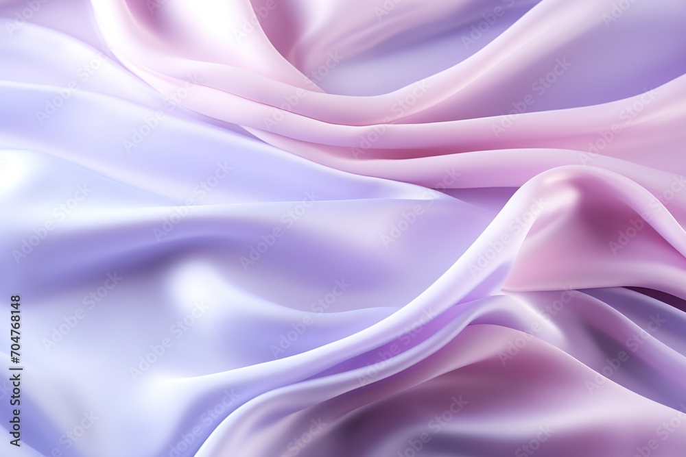 Obraz premium Gradient pink and purple silk fabric