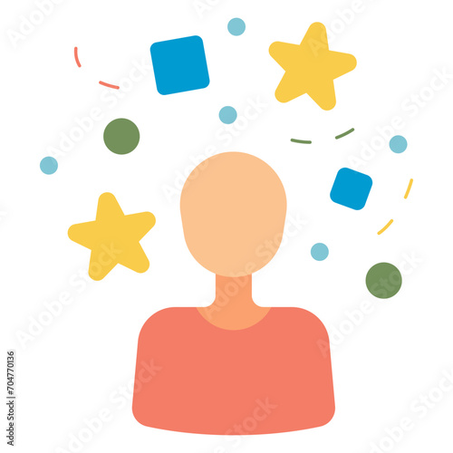 creativity flat icon