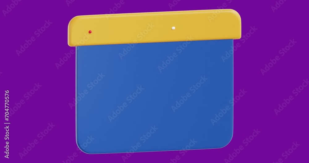 3D Animation of Ads Block with Chroma Key Background 3D Animation of Ads Block with Chroma Key Background