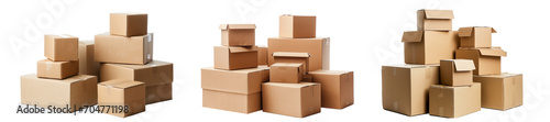 Cardboard boxes png collection