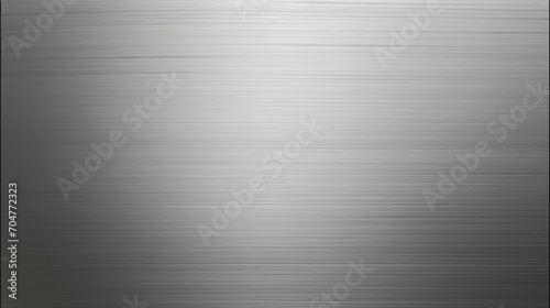 Fine brushed wide metal steel or aluminum plate backdrop. Generative ai