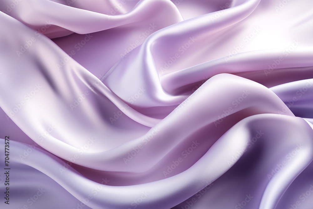 Obraz premium Purple silk fabric with waves