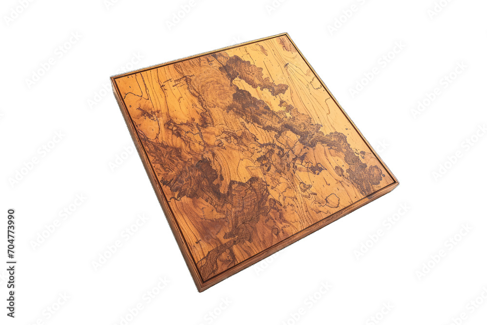square-shaped wooden board with a rich brown color and visible texture square-shaped wooden board with a rich brown color and visible texture