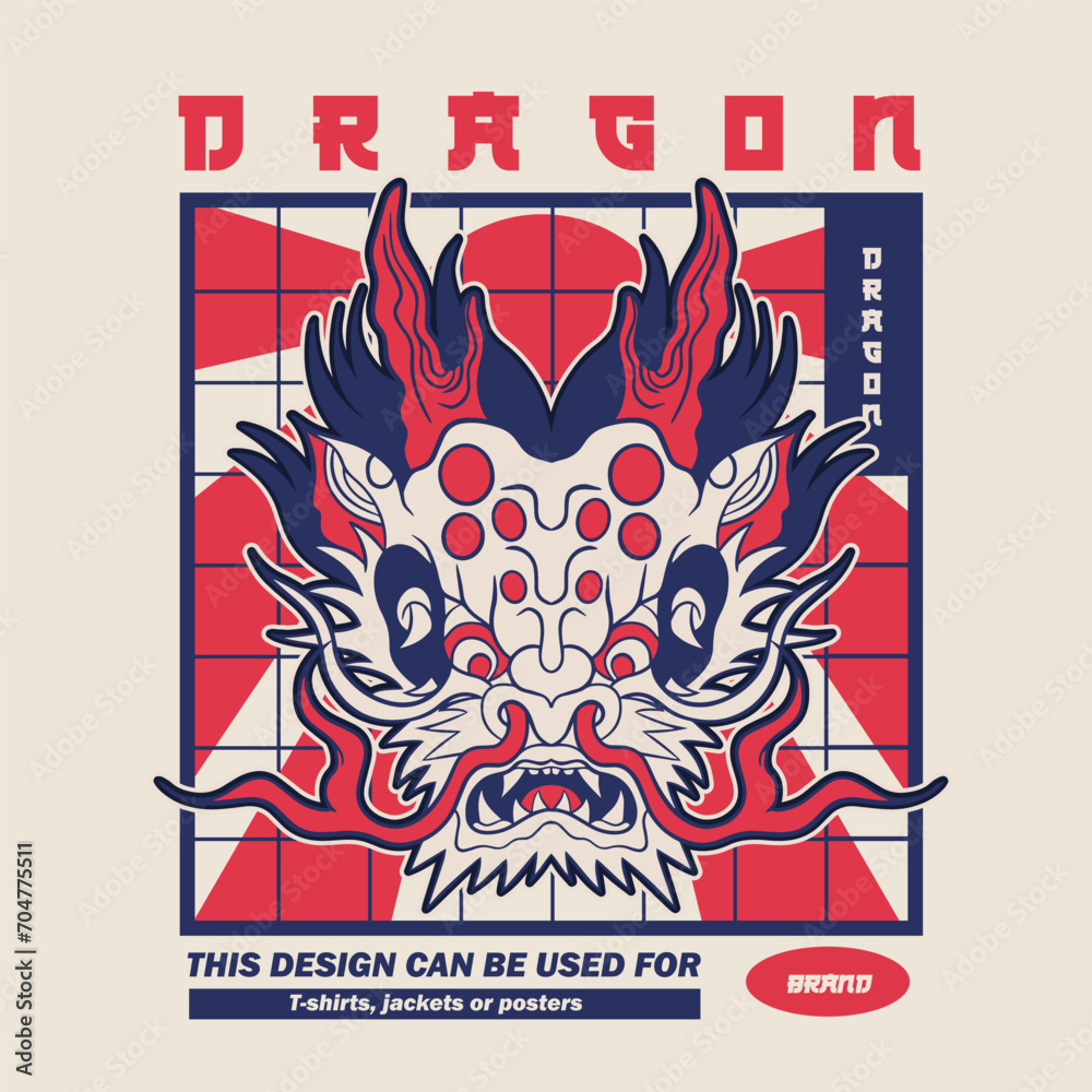A Dragon head logo. This is vector illustration ideal for a mascot and tattoo or T-shirt graphic. A Dragon head logo. This is vector illustration ideal for a mascot and tattoo or T-shirt graphic.