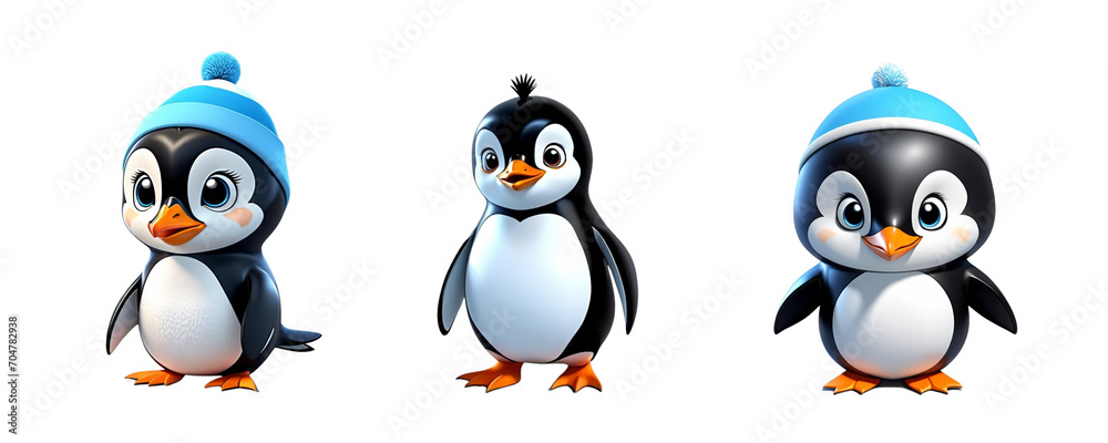 set of penguins set of penguins