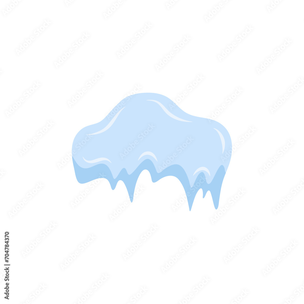 Snow drift decoration 