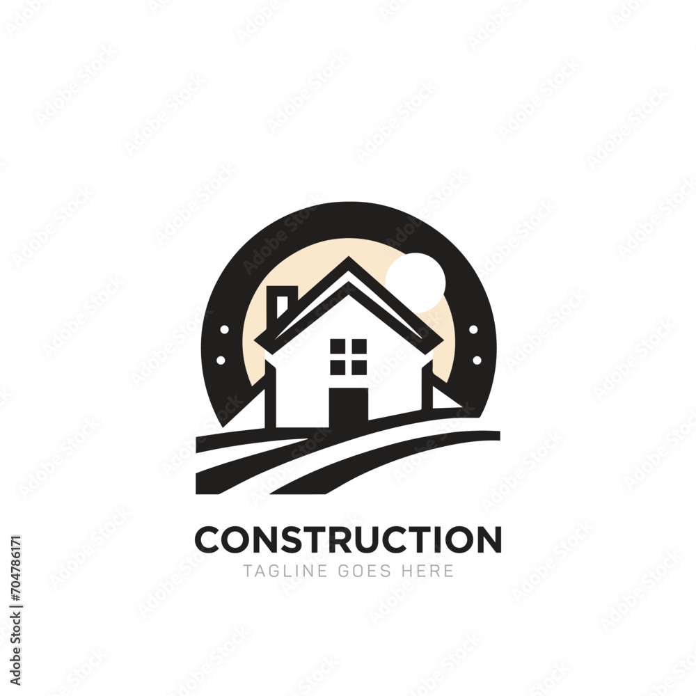 Construction Logo Template.