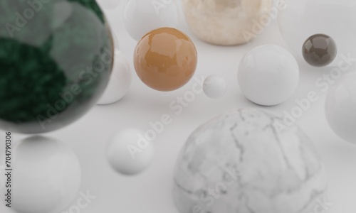 3d ball nature design