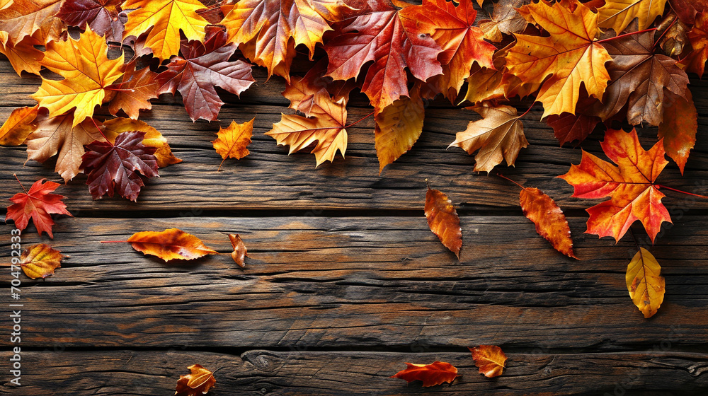 Obraz premium autumn leaves background