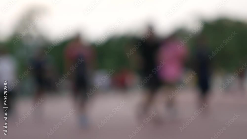 Asian people jogging Asian people jogging