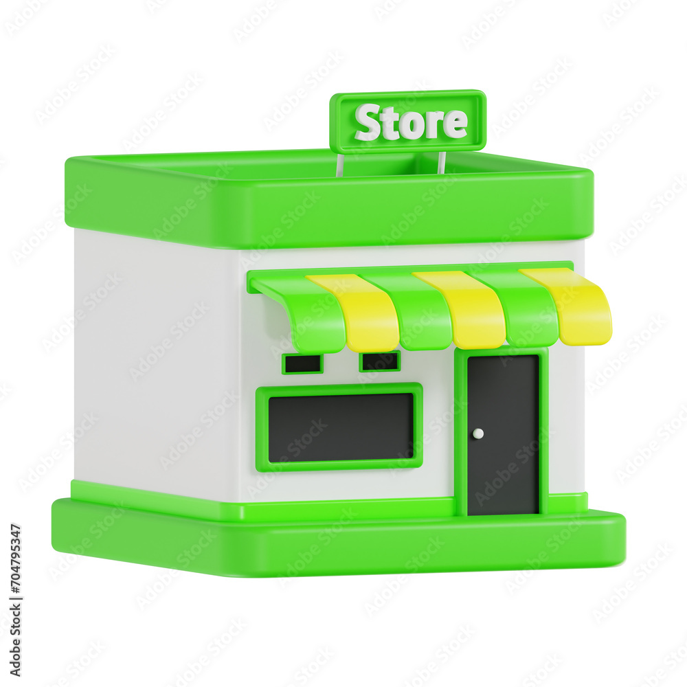 3d retail store, 3d render icon illustration, transparent background, technology ecommerce 3d retail store, 3d render icon illustration, transparent background, technology ecommerce