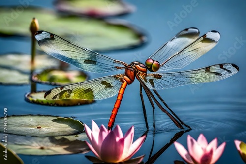 dragonfly on a flower