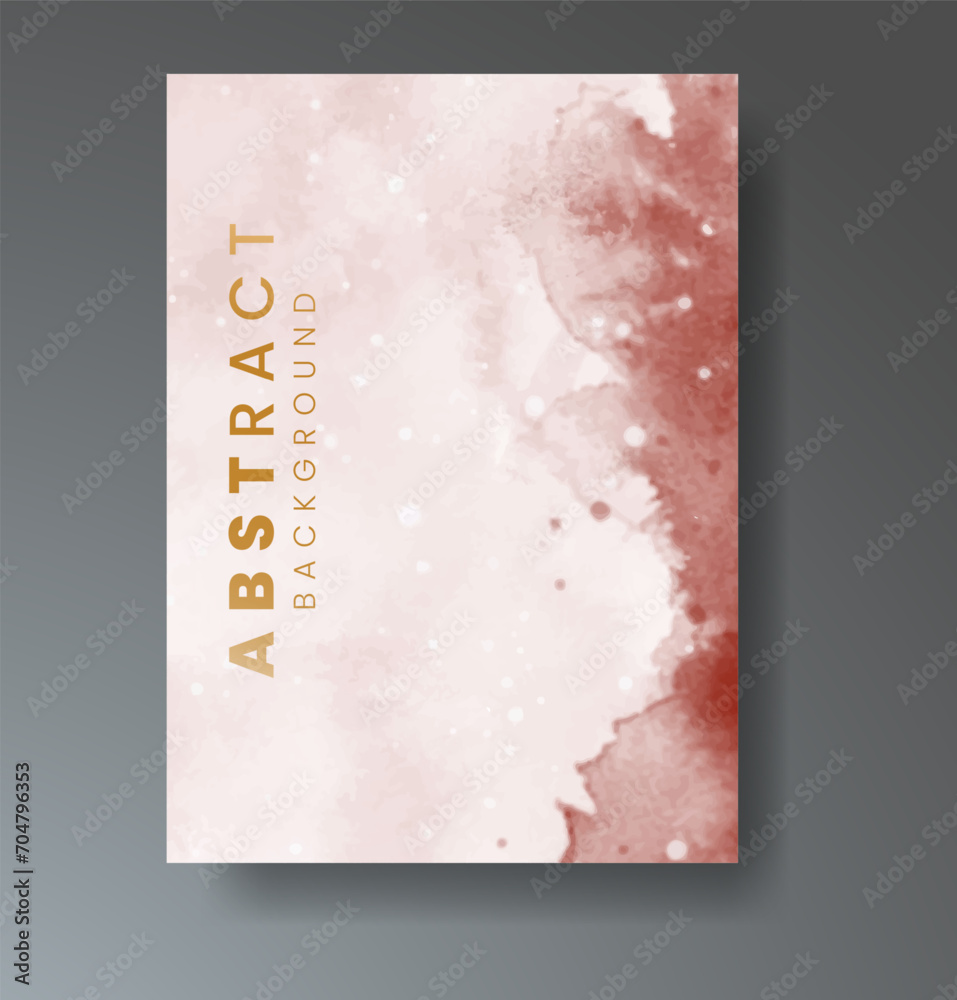 Cards with watercolor background. Design for your cover, date, postcard, banner, logo.