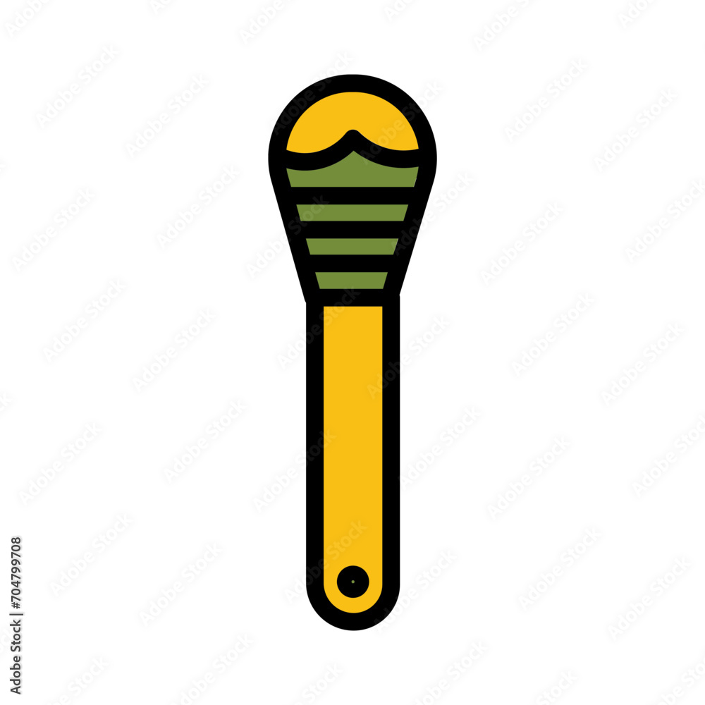 Beauty Blush Brush Filled Outline Icon Beauty Blush Brush Filled Outline Icon