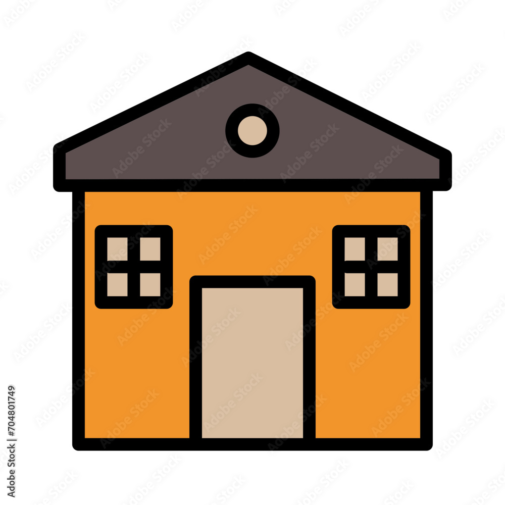 Home City Park Filled Ouline Icon Home City Park Filled Ouline Icon