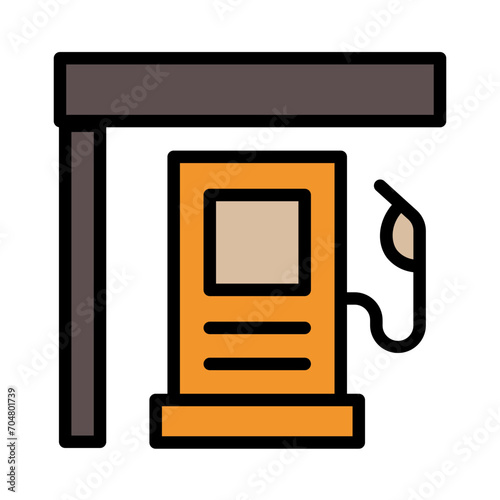 Gas City Park Filled Ouline Icon