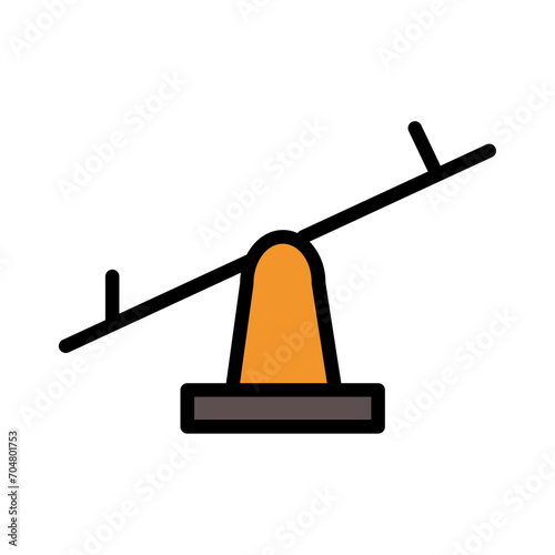 Kids City Park Filled Ouline Icon